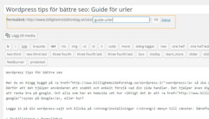 Guide till seo-vänliga urler